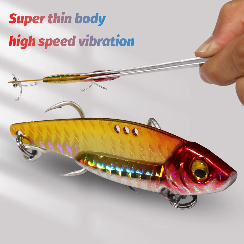 Spinnerbait VIB Metal – Gancho Ration y cebo hundidor para mar - imagen 2