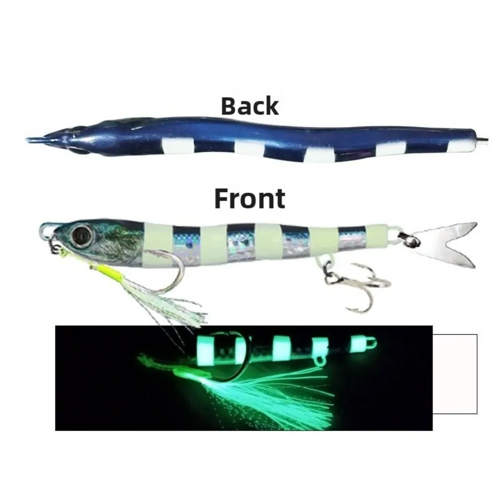 Snel Jig 3D impreso hundente de luz: anzuelo metal para pesca