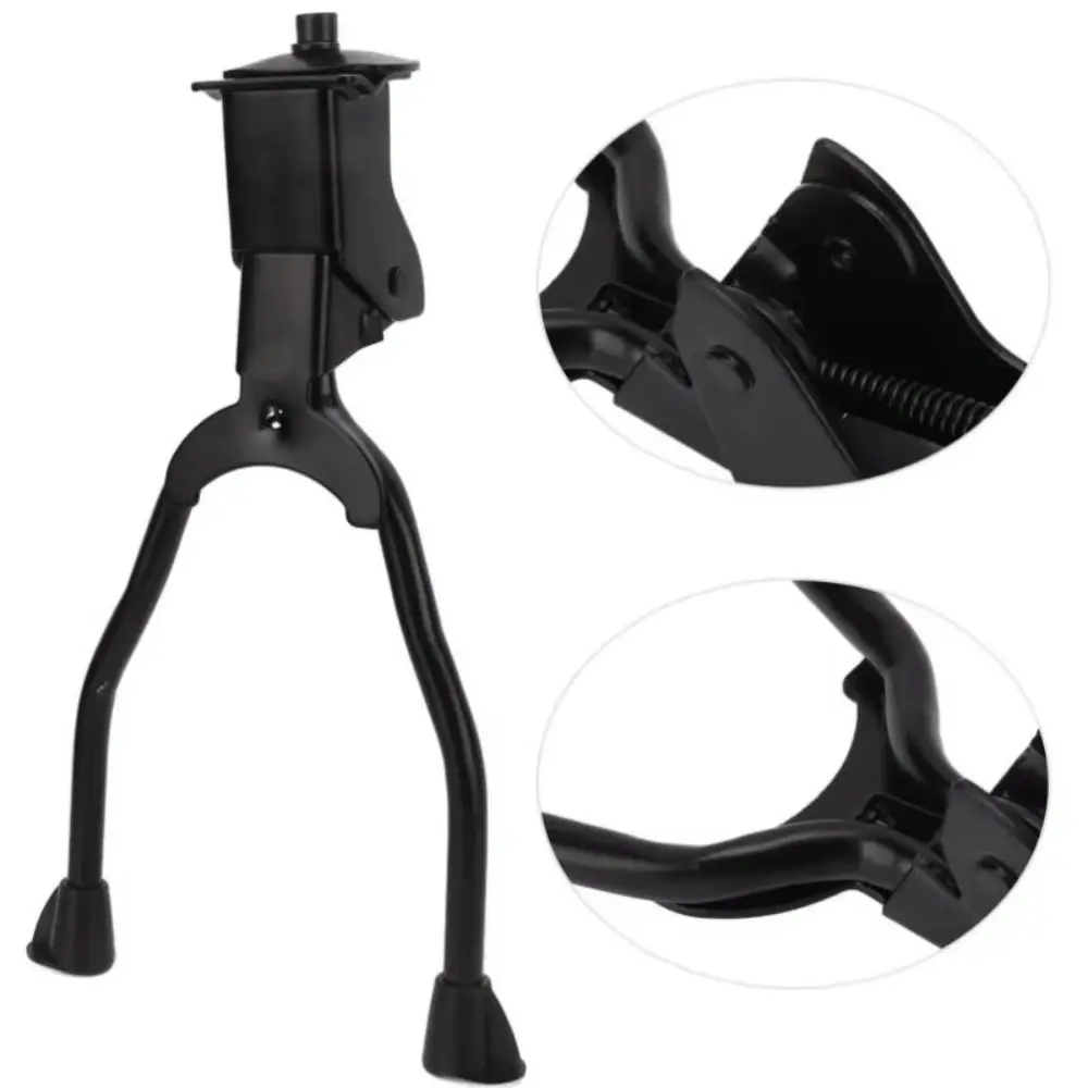 Soporte Bicicleta Plegable Negro de Hierro Doble Pata Intermedio - imagen 4