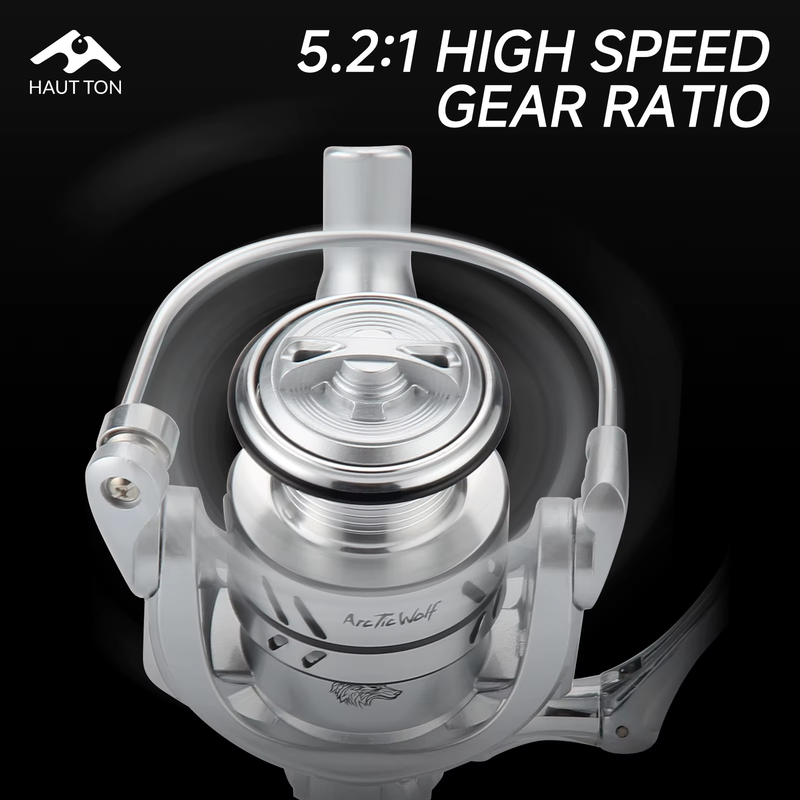 Carrete Spinning Alta Gama 14KG – para Agua Salada y Dulce - imagen 4