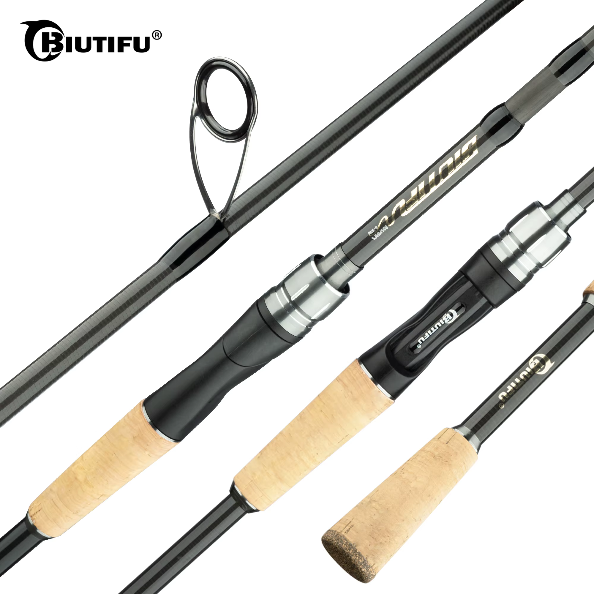 Caña Spinning Ultraligera BIUTIFU – Carbono para Trucha
