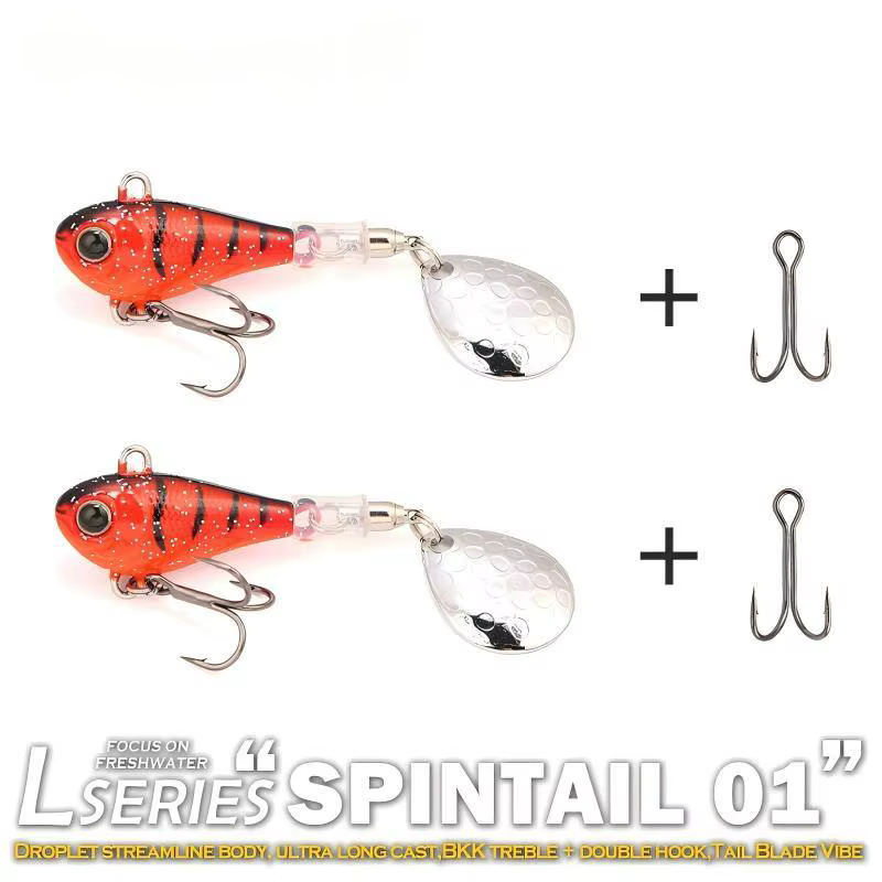 Señuelo VIB metálico para lucioperca con anzuelos resistentes - imagen 5