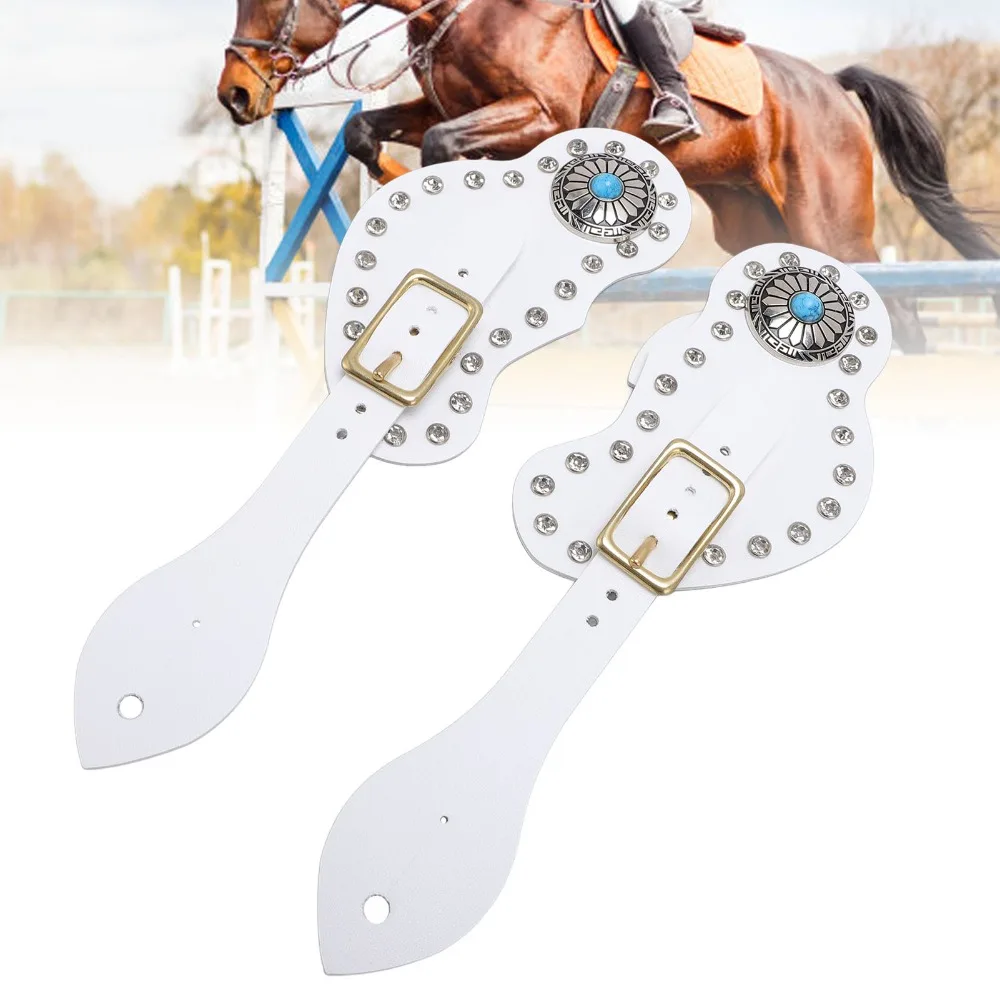 Correas de cuero sintético Nappa con diamantes de imitación ajustables - imagen 3