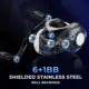 Carrete de pesca Fishdrops Luna ligero perfil bajo, suave y fino - imagen 3