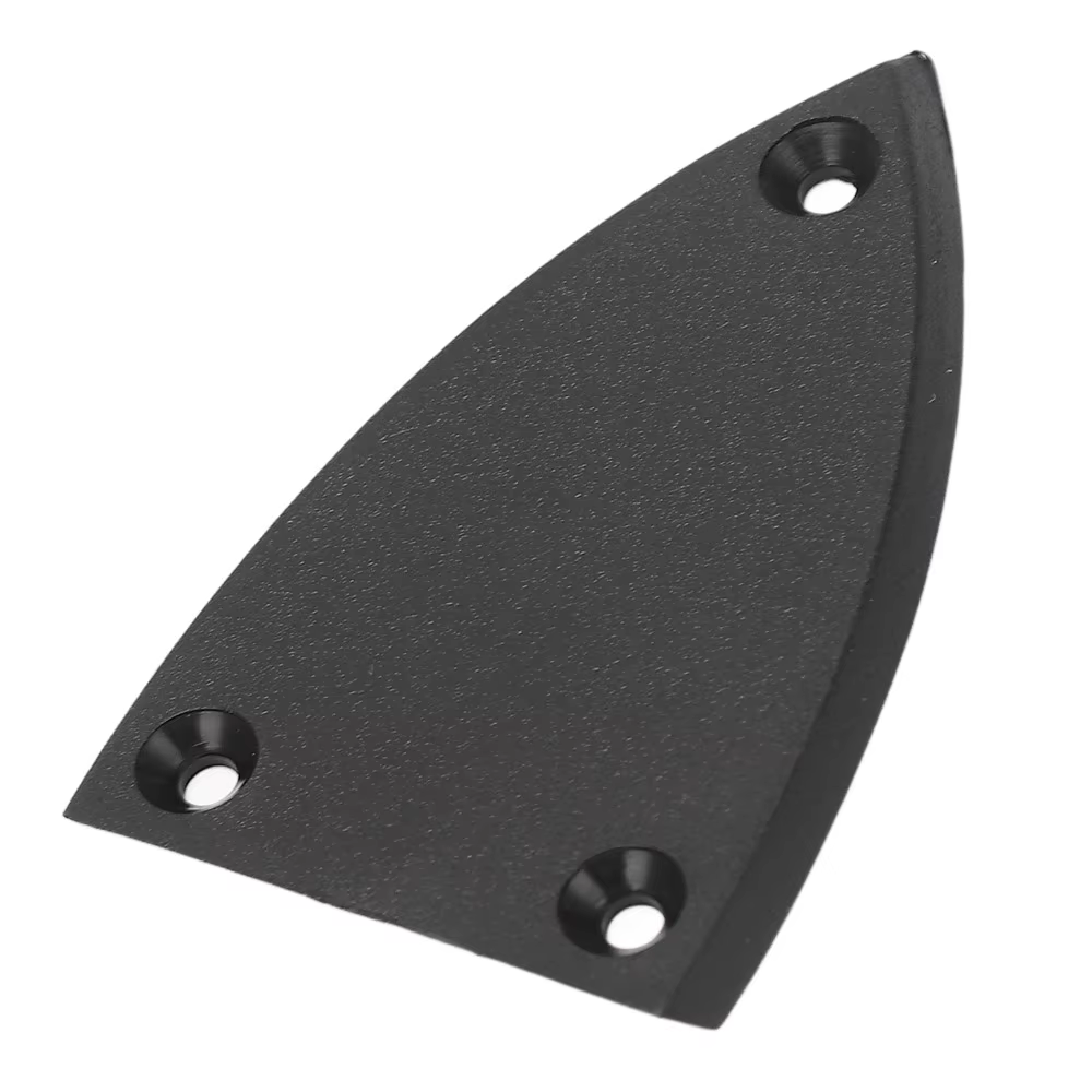 Tapas del Truss Rod Negras – Plástico con 3 Agujeros para Guitarra - imagen 2