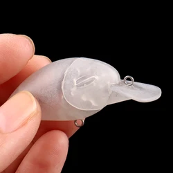 Dr.Holife Crankbait blanco sin pintar – señuelo para bricolaje
