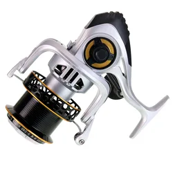Carrete Spinning Gran Capacidad 18kg Arrastre para Agua Salada