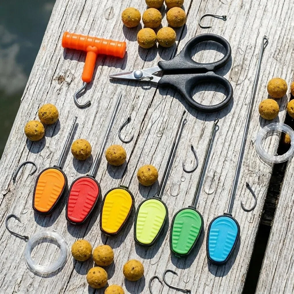 Agujas para boilies pop-up Hirisi con tijeras – Montajes - imagen 2