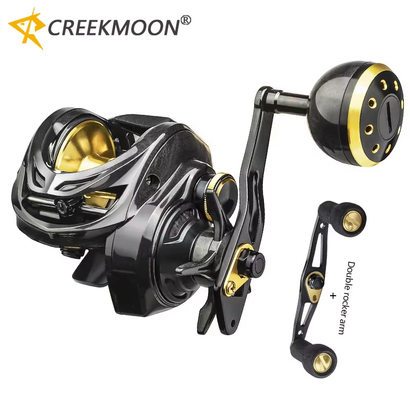 Carrete Spinning Baitcasting — Cuerpo Carbono, Arrastre 16 kg - imagen 3