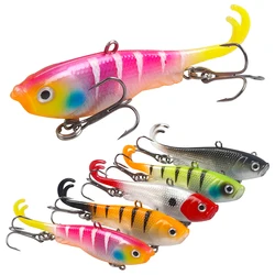 Kit Señuelos Blandos Anzuelos Triples – Lubina Trucha Walleye