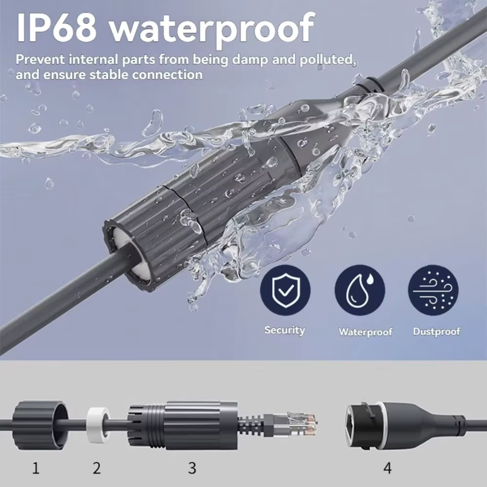 Cable Adaptador SPX a RJ45 para Starlink Gen3 e Mini, IP68 - imagen 3