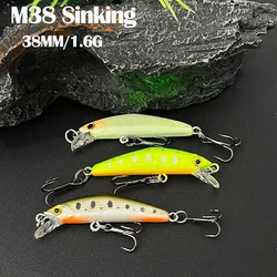 Señuelo Wobbler sinking minnow para trucha y lubina