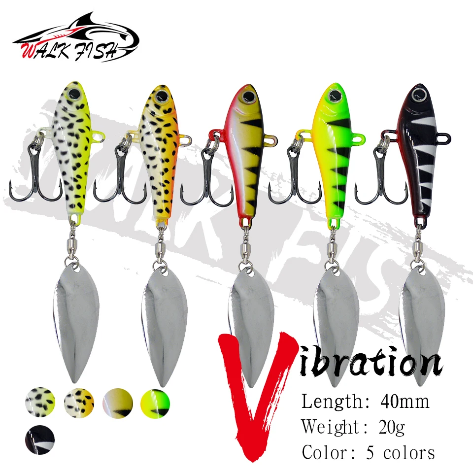 Spinner VIB Walk Fish 20g – Señuelo walk para mar y río - imagen 2