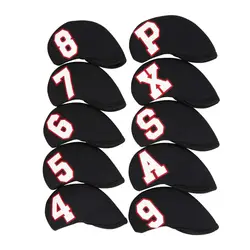 Juego de fundas para hierros de golf con diseño numerado