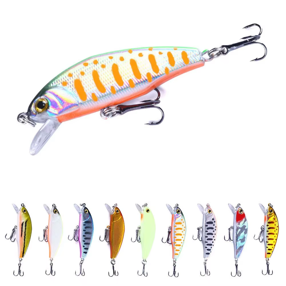 Señuelo hundido luminoso Minnow Jerkbait 50mm 3.1g trucha perca - imagen 2