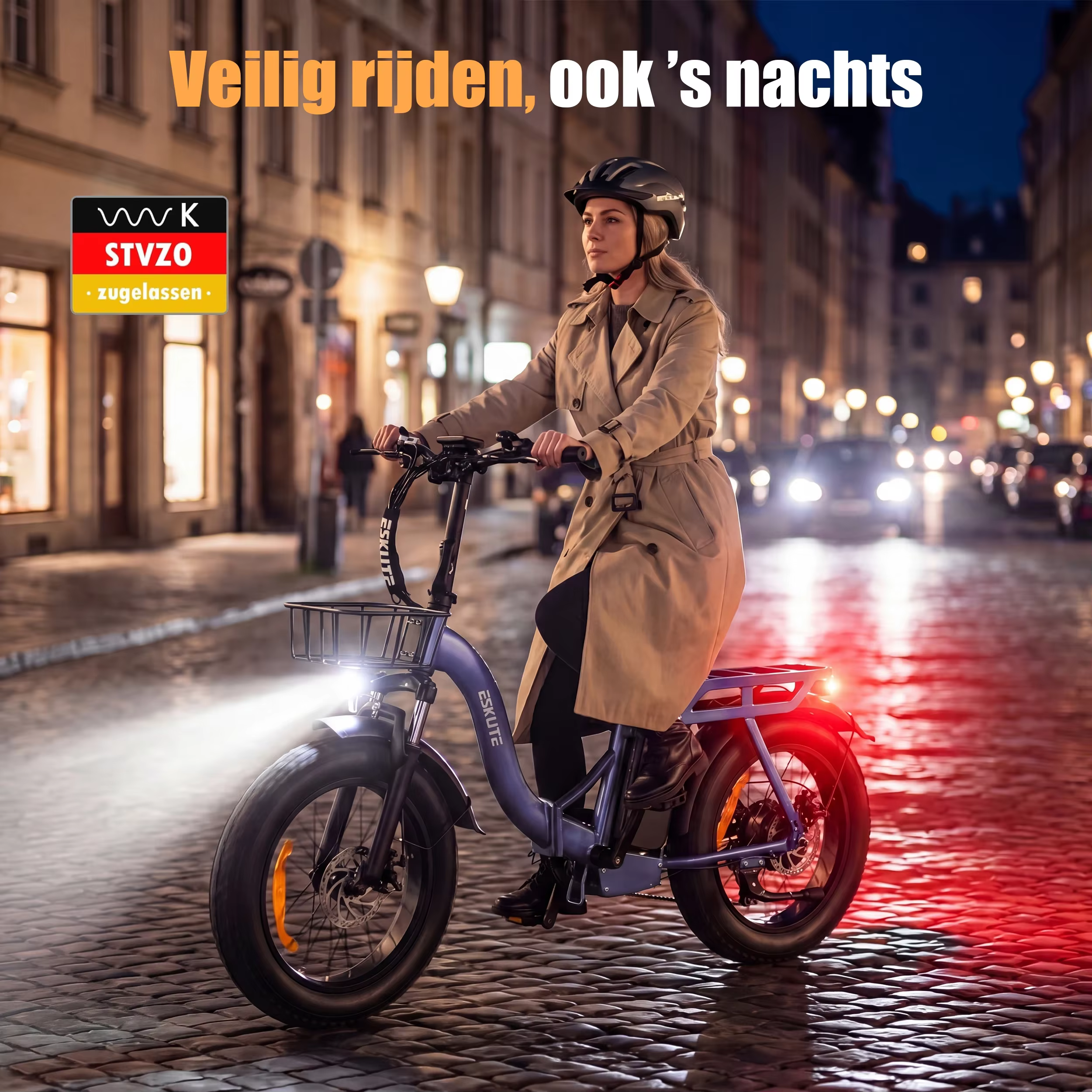 Bicicleta eléctrica plegada ESKUTE D202 PRO
