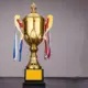 Trofeo fútbol metálico Oro Plata Bronce para premios deportivos - imagen 2