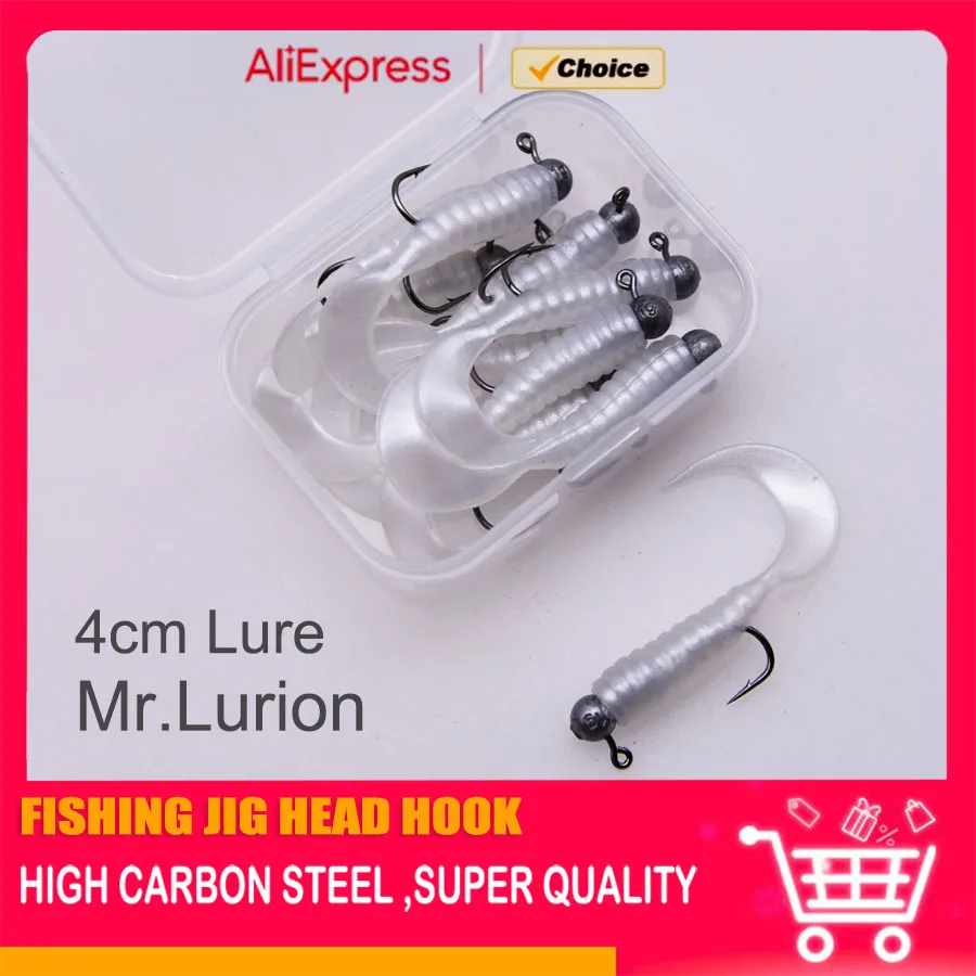 Señuelo de silicona grub MrLurion – para perca y pesca ligera - imagen 5
