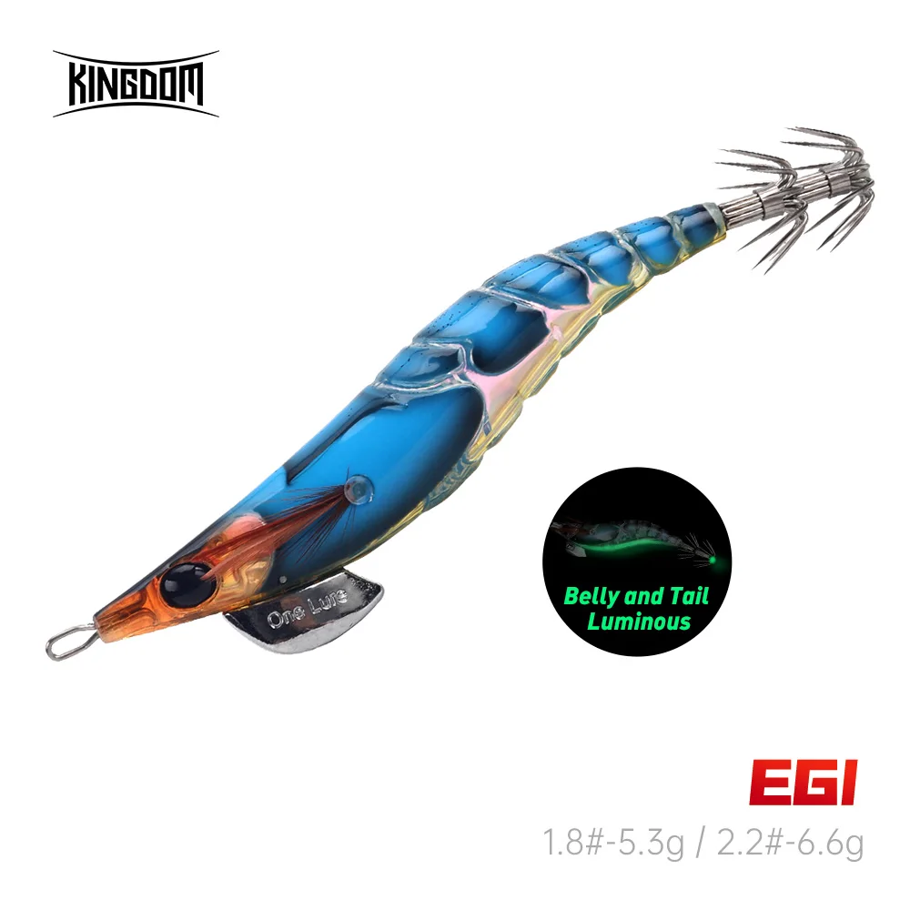 Kingdom Squid Bait EGI - Señuelo calamar hundimiento lento - imagen 5