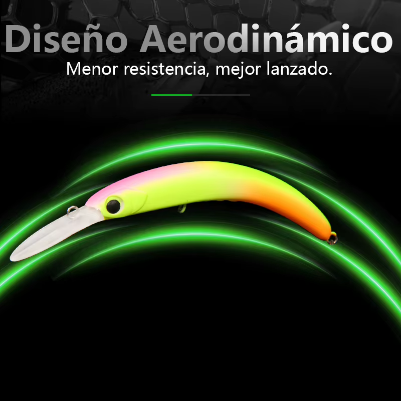 LETOYO Minnow Hundido – Señuelo duro para trucha, perca y lubina - imagen 5