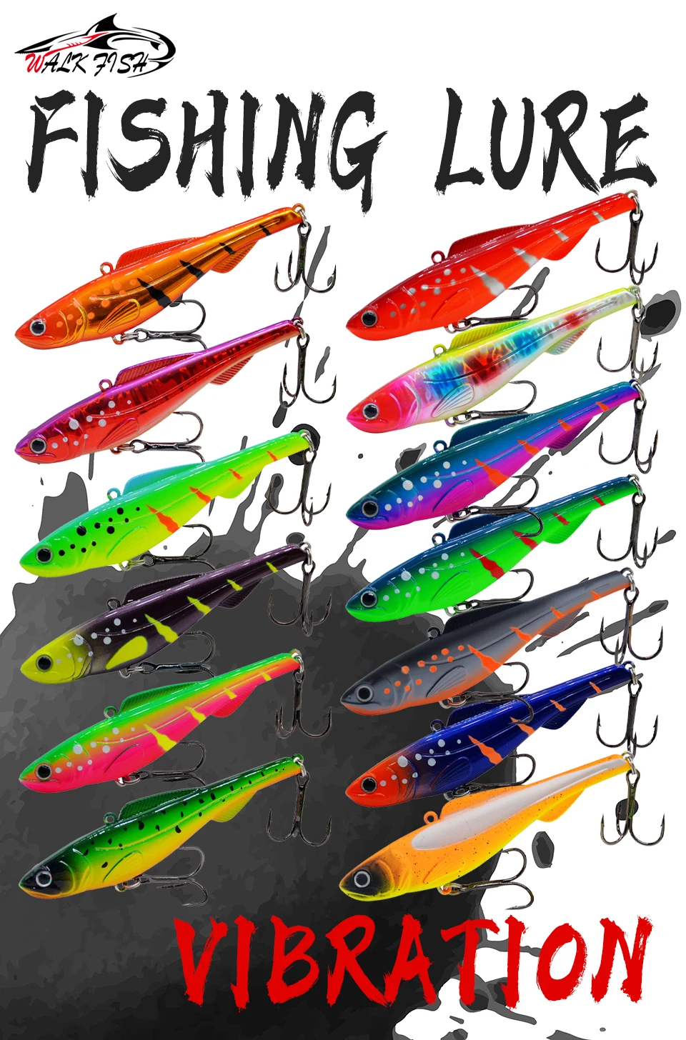 Señuelo VIB WALK FISH para pesca en hielo