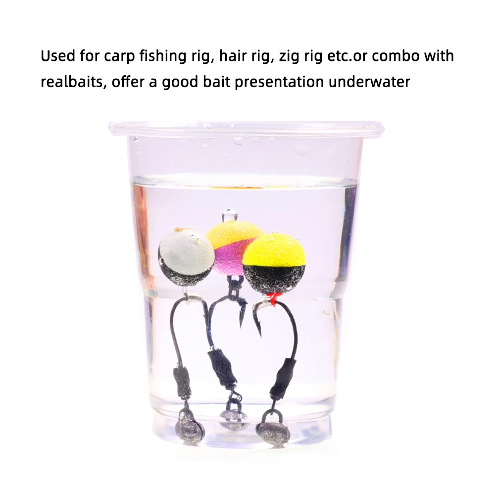 Wifreo Pop Up de espuma redonda para Zig Rig y Hair Rig carpa - imagen 2