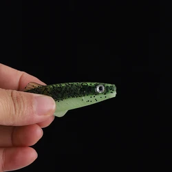 FishingFANS Señuelo shad cola de pez para lucioperca y lucio