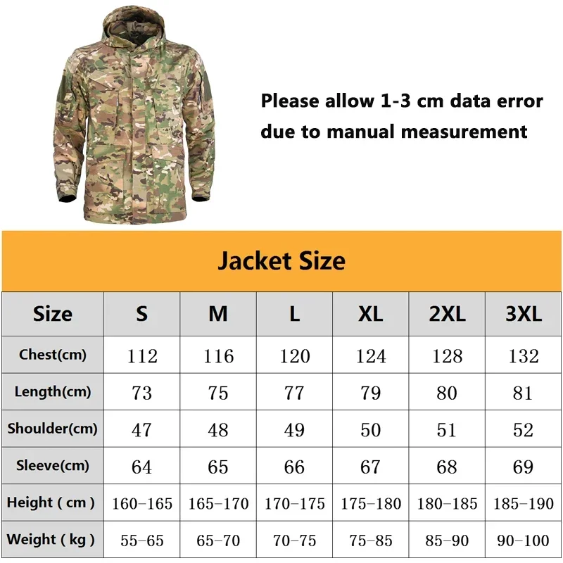 Chaqueta táctica impermeable rompevientos para pesca y senderismo - imagen 5