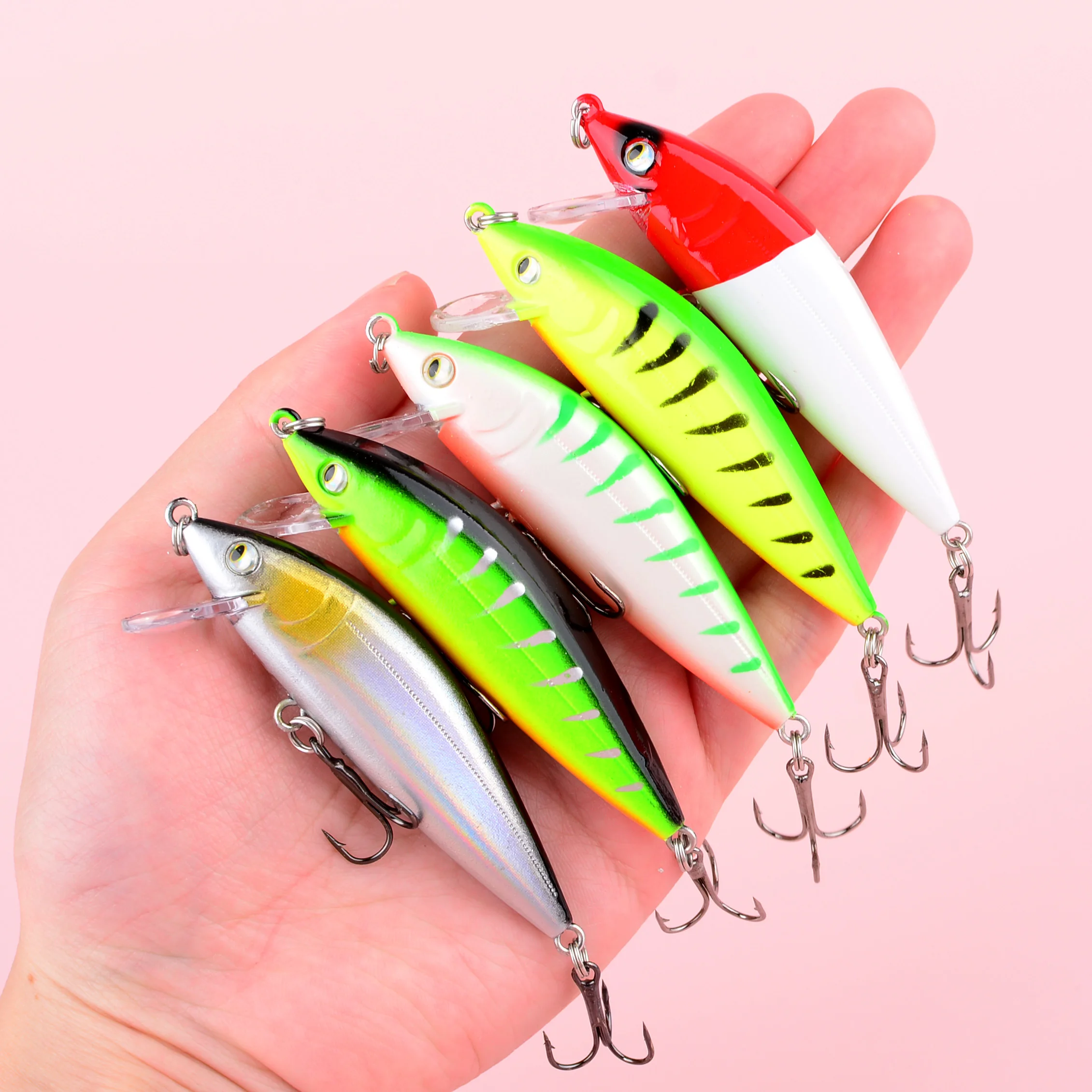 Señuelo Minnow swimbait lastrado que se hunde para lubina y trevally - imagen 5