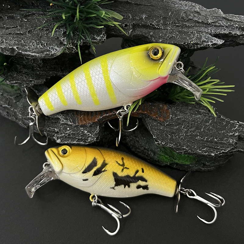 Vista del crankbait con detalles de acabado