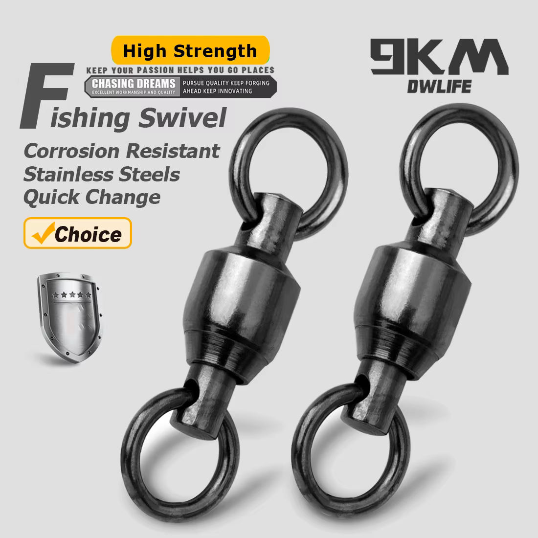Rodamiento Giratorio Acero Inox Doble Anilla – Para Aparejos de Pesca - imagen 2