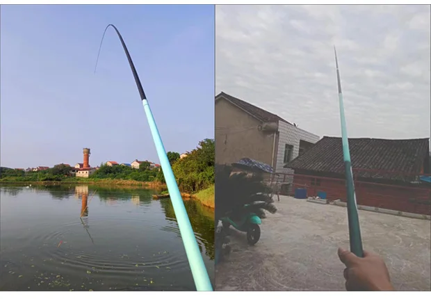 Accesorios de pesca incluidos en el paquete