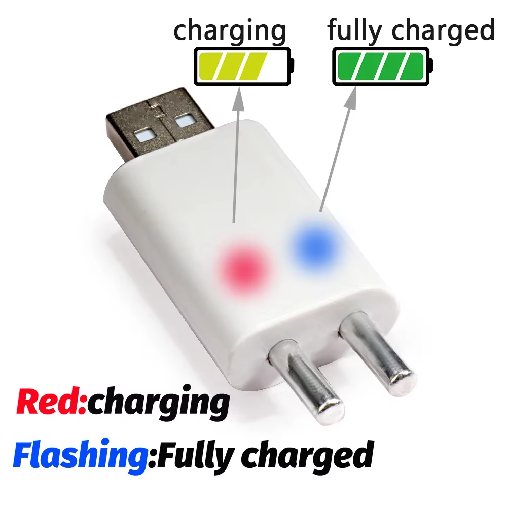Luz de pesca nocturna CR322 LED recargable USB para boyas - imagen 3