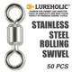 Lureholic eslabones giratorios de acero inoxidable – alta resistencia