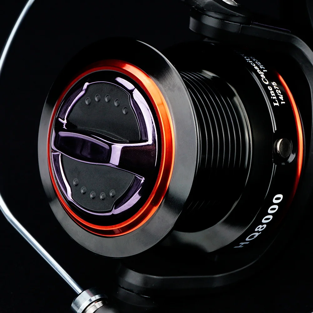 Hirisi HQ8000 Carrete spinning para pesca de carpa con freno suave - imagen 2
