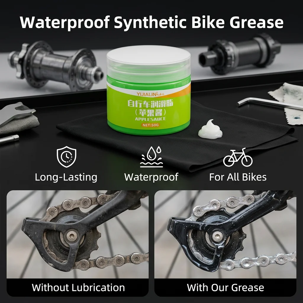 Grasa sintética para rodamientos de bicicleta montaña, impermeable - imagen 3