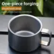 Tazas de café doble capa pequeñas con cuchara y tubo té con leche - imagen 3
