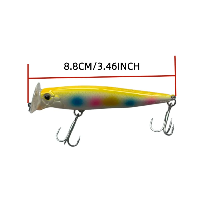 MEGAIMABASS Mino de barra blanca para agua poco profunda, inmersión - imagen 2