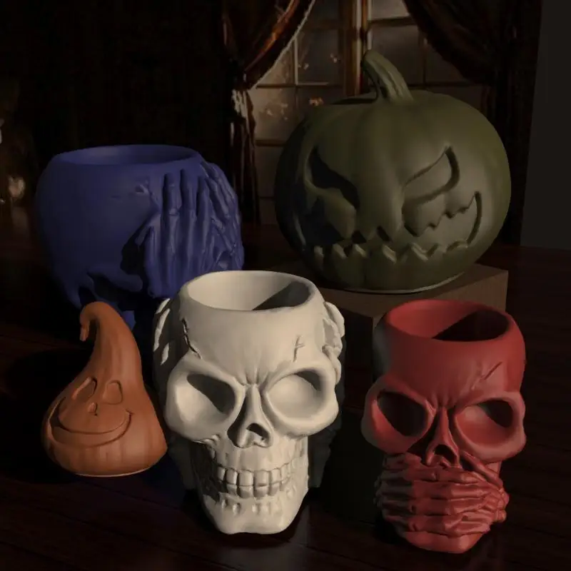 Detalle del molde para manualidades de Halloween