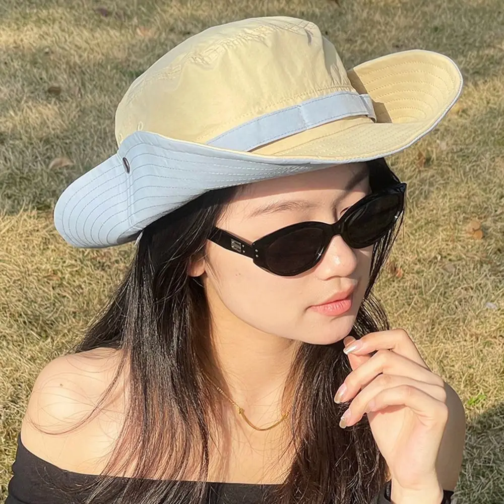 Gorra de montaña de secado rápido de ala ancha con colores - imagen 3