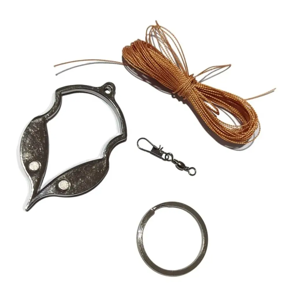 Uso del extractor sobre línea de pesca con anzuelo enganchado
