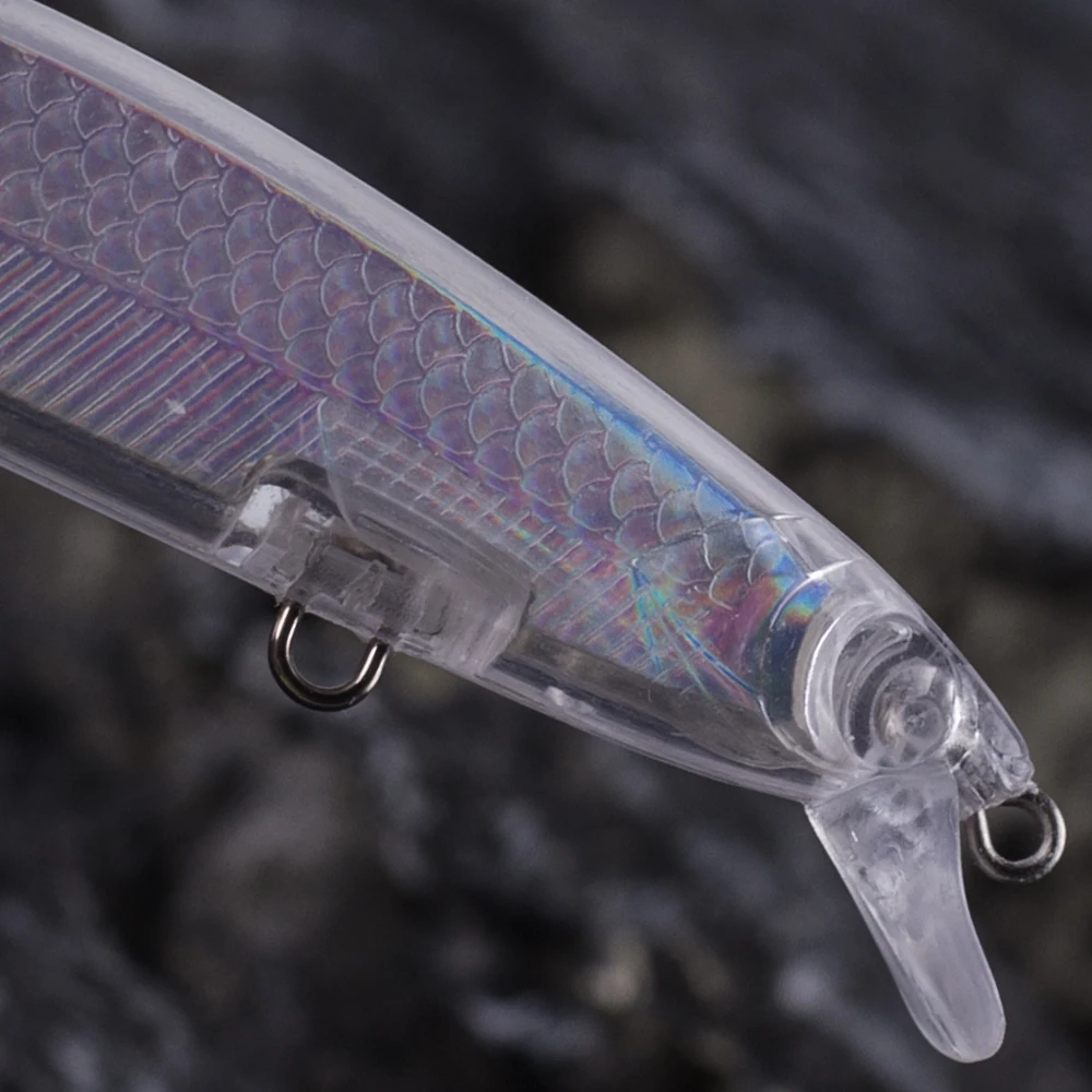 Dr.Holife Señuelos Minnow flotantes sin pintar con lámina interior - imagen 3