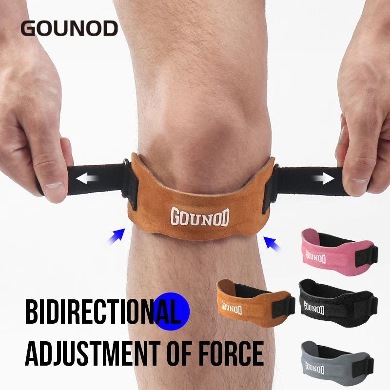 GOUNOD Rodillera ajustable para correr con protector de tendón - imagen 3