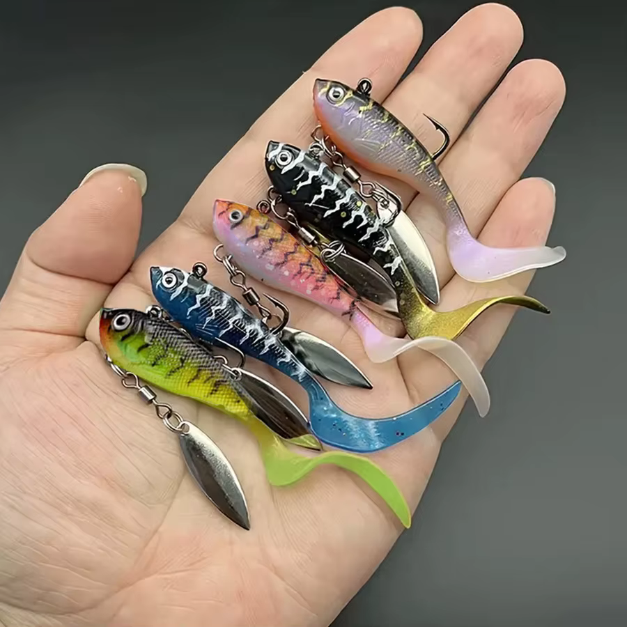 Señuelos Jig de silicona Wobblers – Curricán lubina trucha Lucio - imagen 4