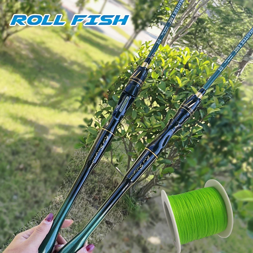 Caña ROLLFISH de fibra carbono doble punta