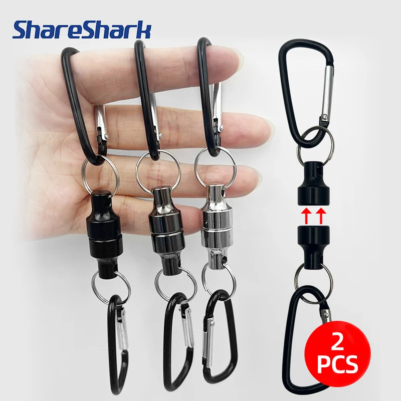 ShareShark Hebilla magnética de metal para pesca antipérdida, rápido - imagen 2