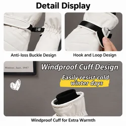 Guantes impermeables a prueba de viento con pantalla táctil