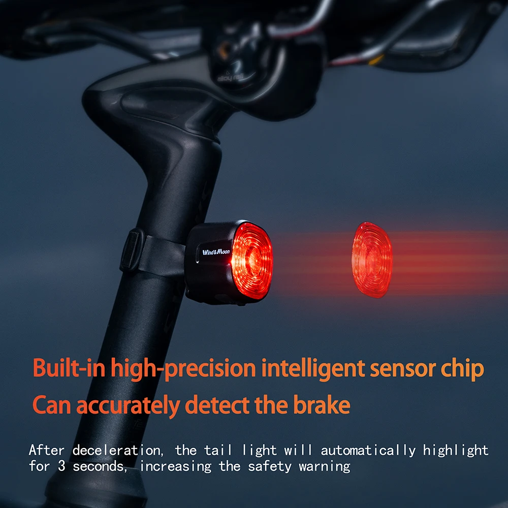 Luz trasera bicicleta LED resistente al agua IP66, brillo y modos - imagen 2
