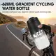 Botella de agua para bicicleta degradado con agarre ergonómico - imagen 2