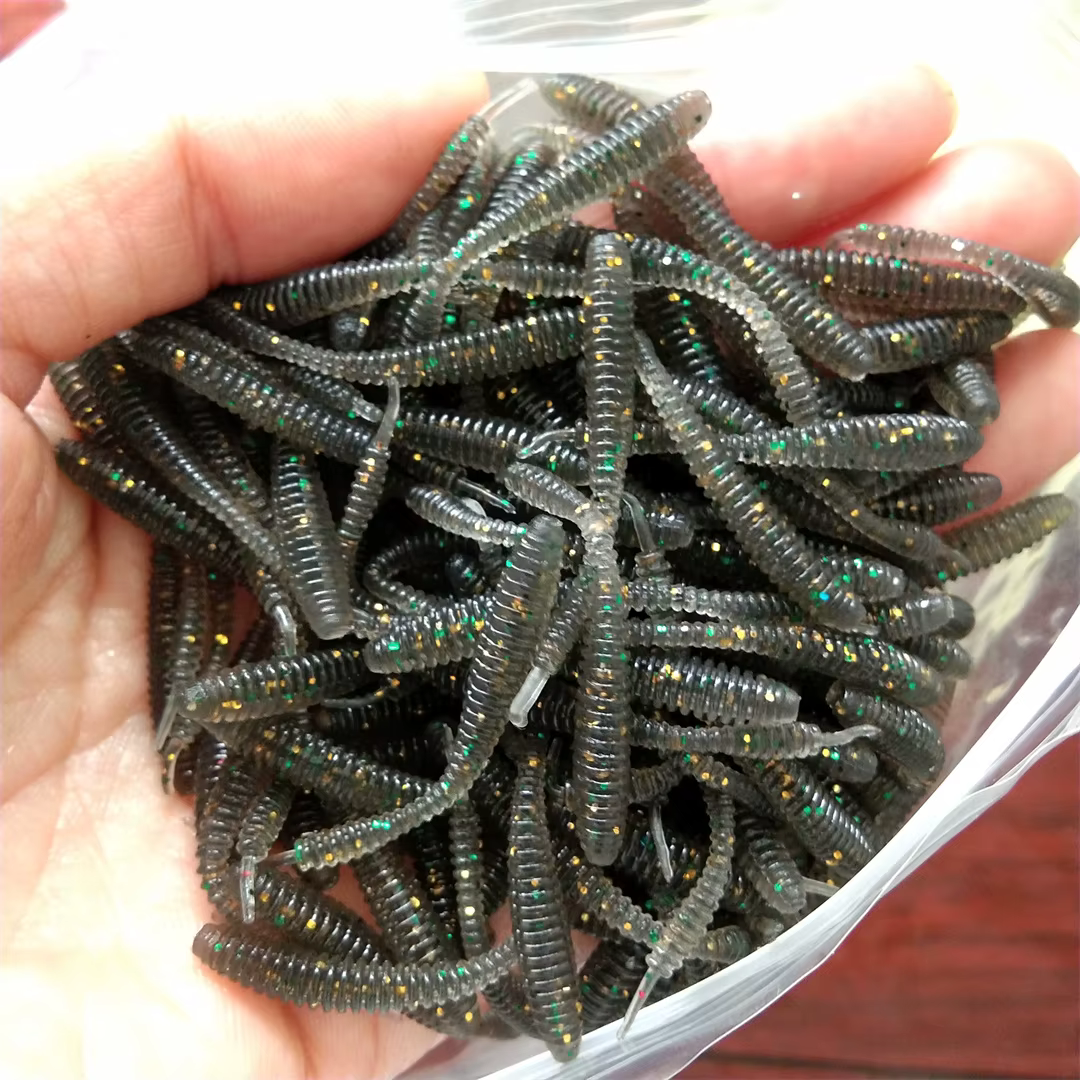 Señuelo blando para lubina 4cm – Vinilo artificial pesca roca - imagen 2